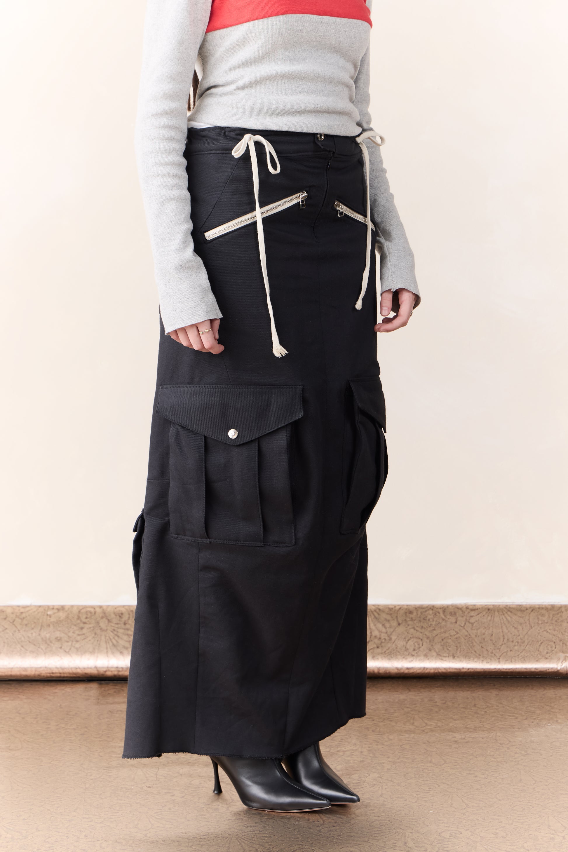 Double Pocket Cargo Skirt