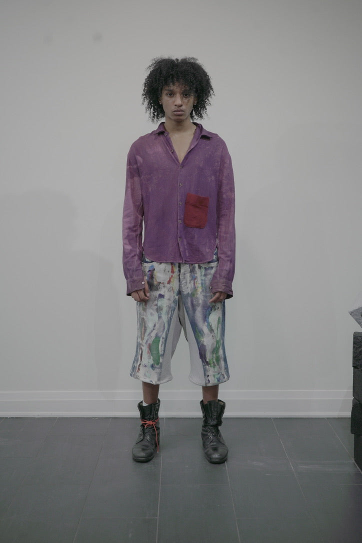 The Magritte Indigo Denim Shorts