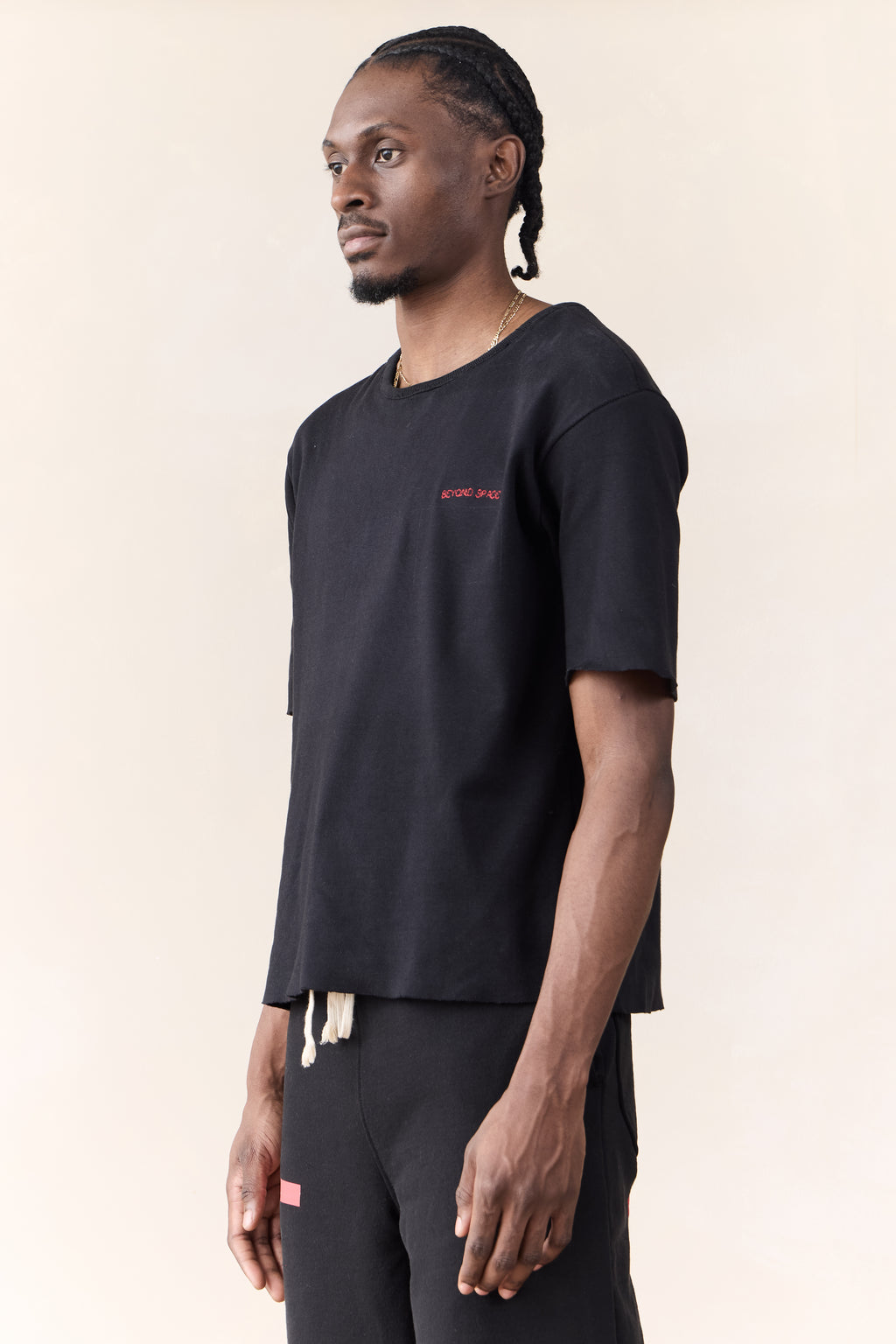 Ribbed Knit Tee