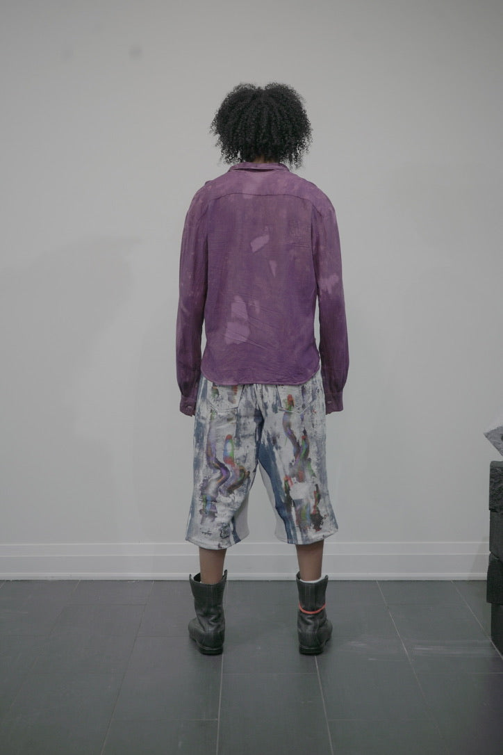 The Magritte Indigo Denim Shorts