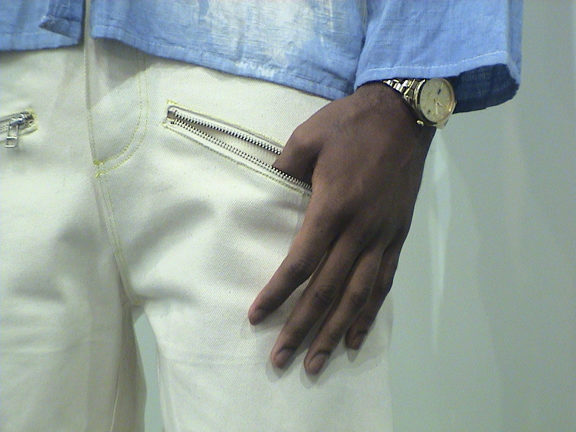 The Ergon White Zip Denim