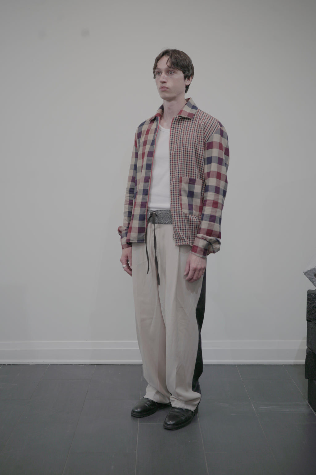 The Ash-Check Zip Shirt