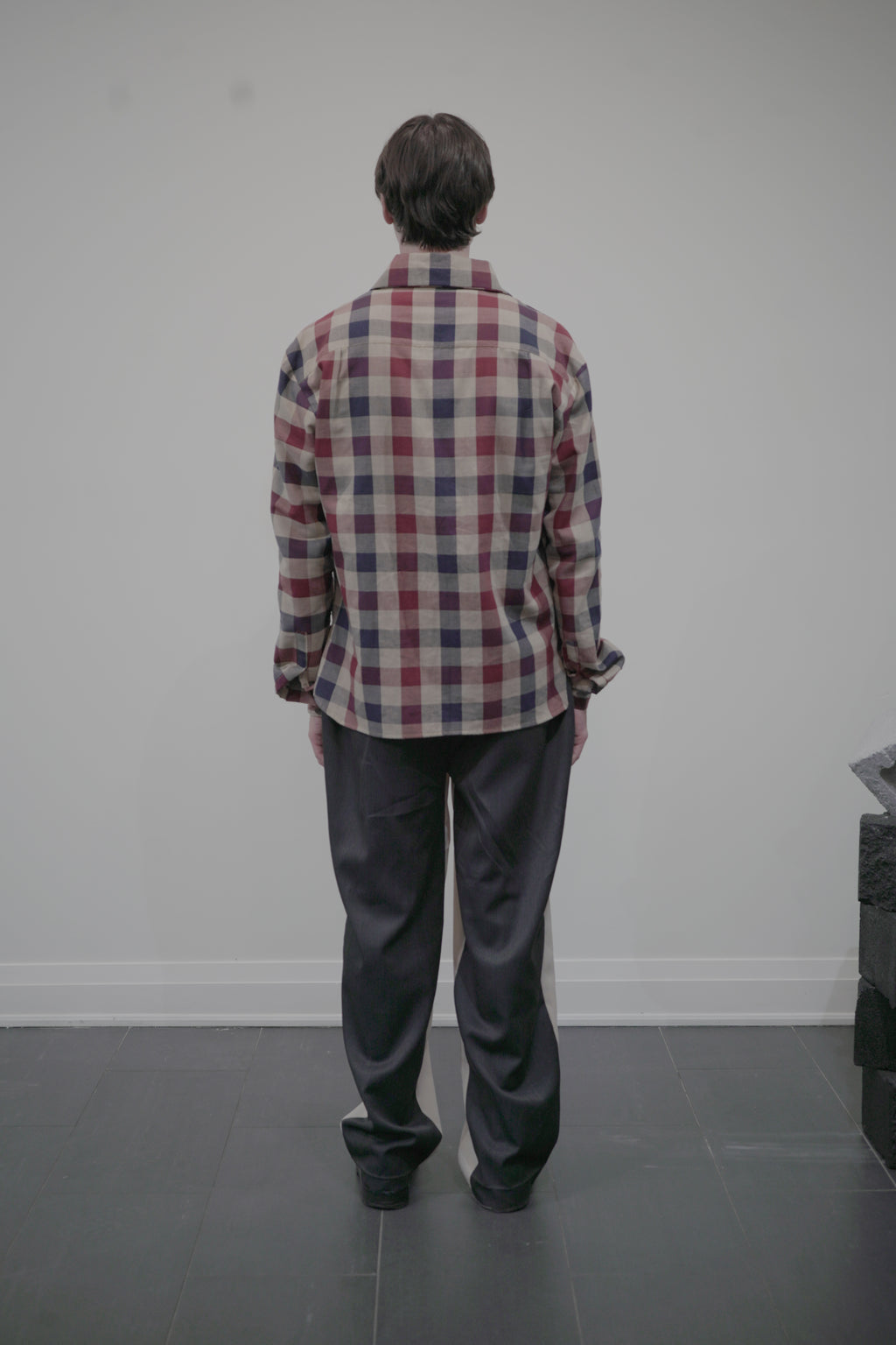 The Ash-Check Zip Shirt