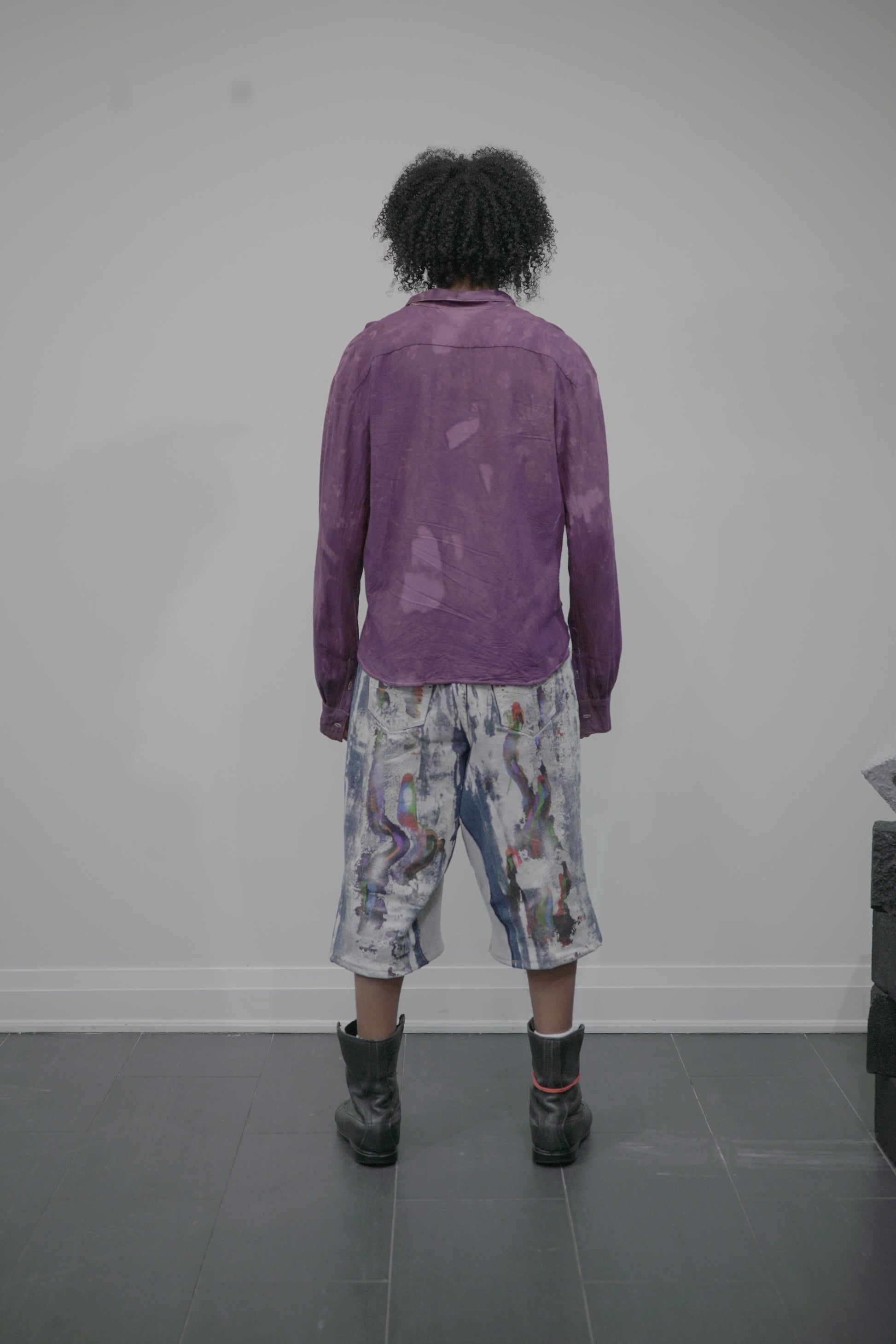 The Adom Shirt in Violet