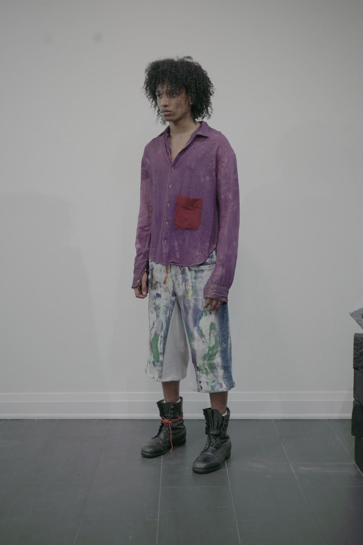 The Magritte Indigo Denim Shorts