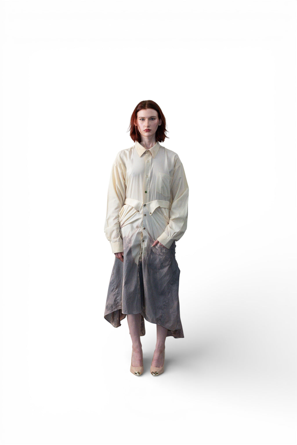 The Aliyah Dress in Cement