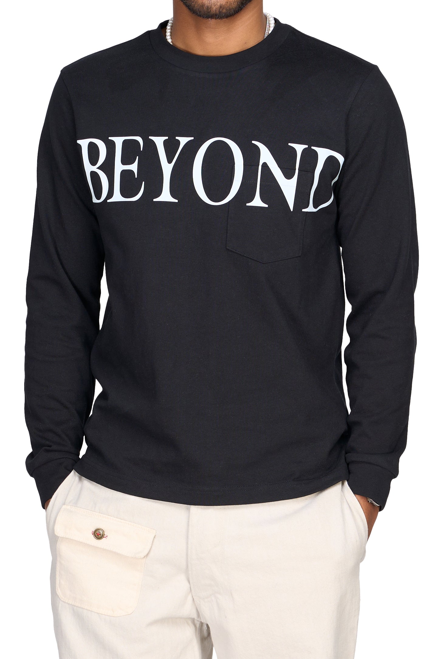 Beyond Long Sleeve Blk Shirt