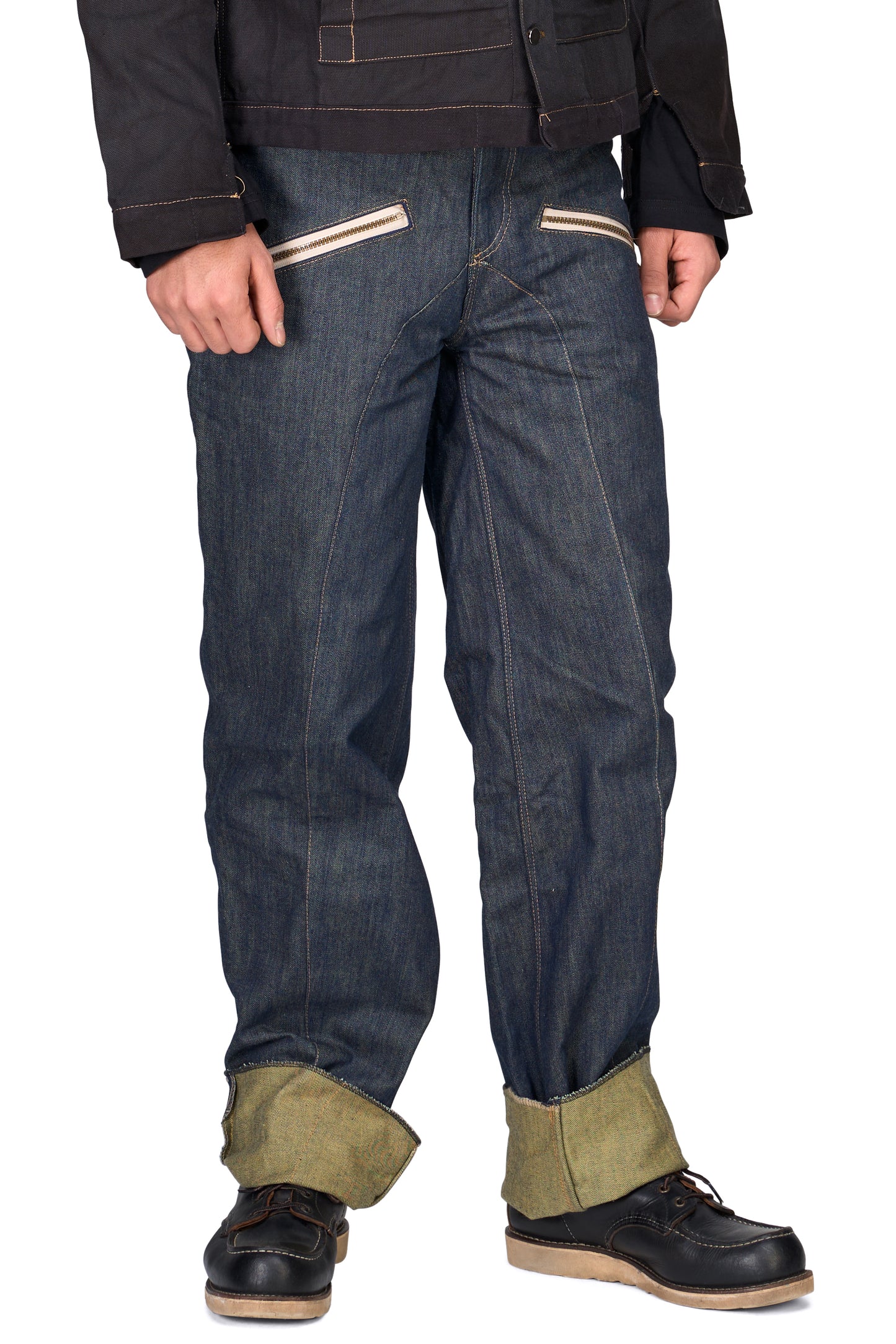 Double Zip Work Denim