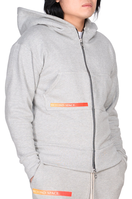 Grey Lightbeam Hoodie