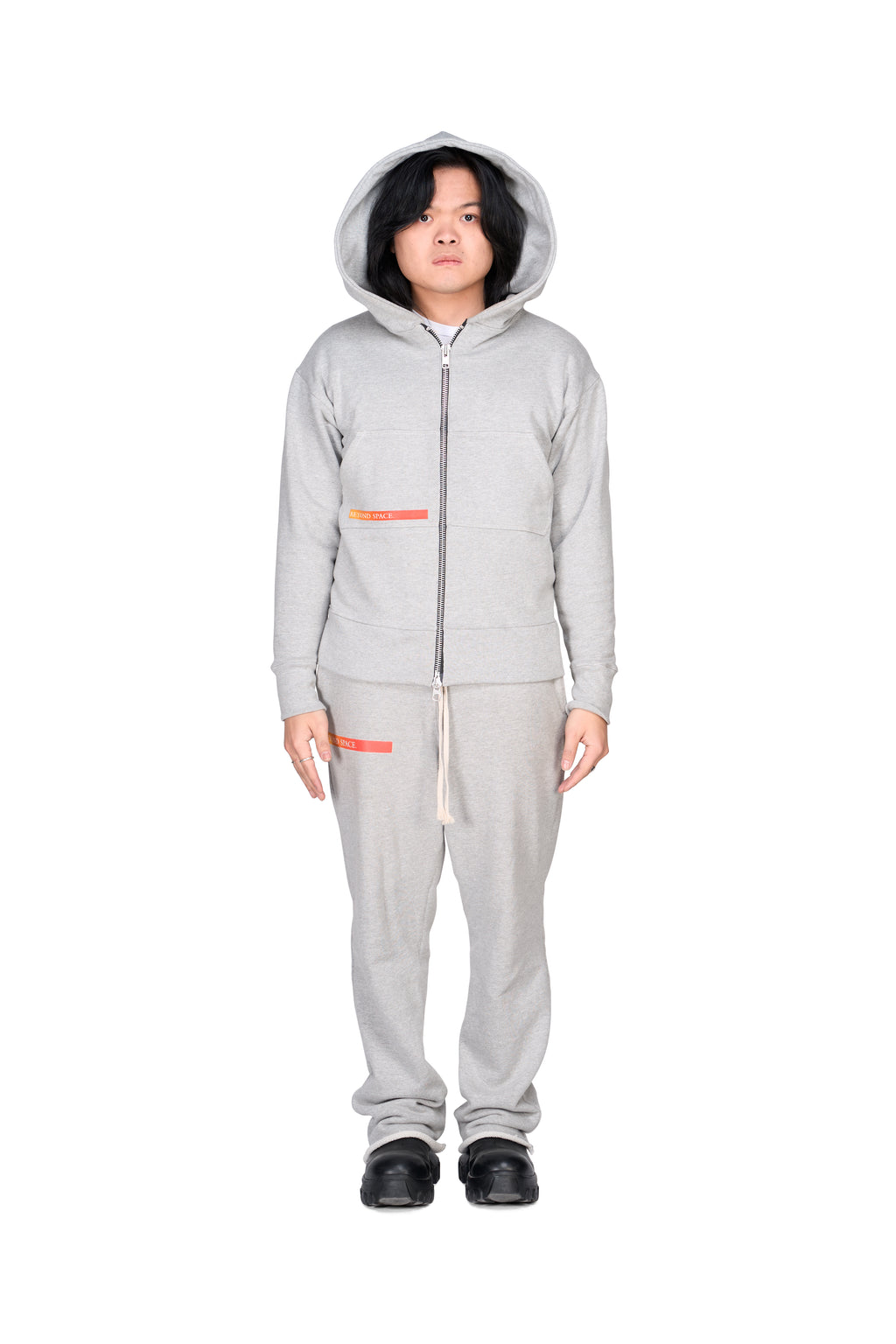 Grey Lightbeam Hoodie