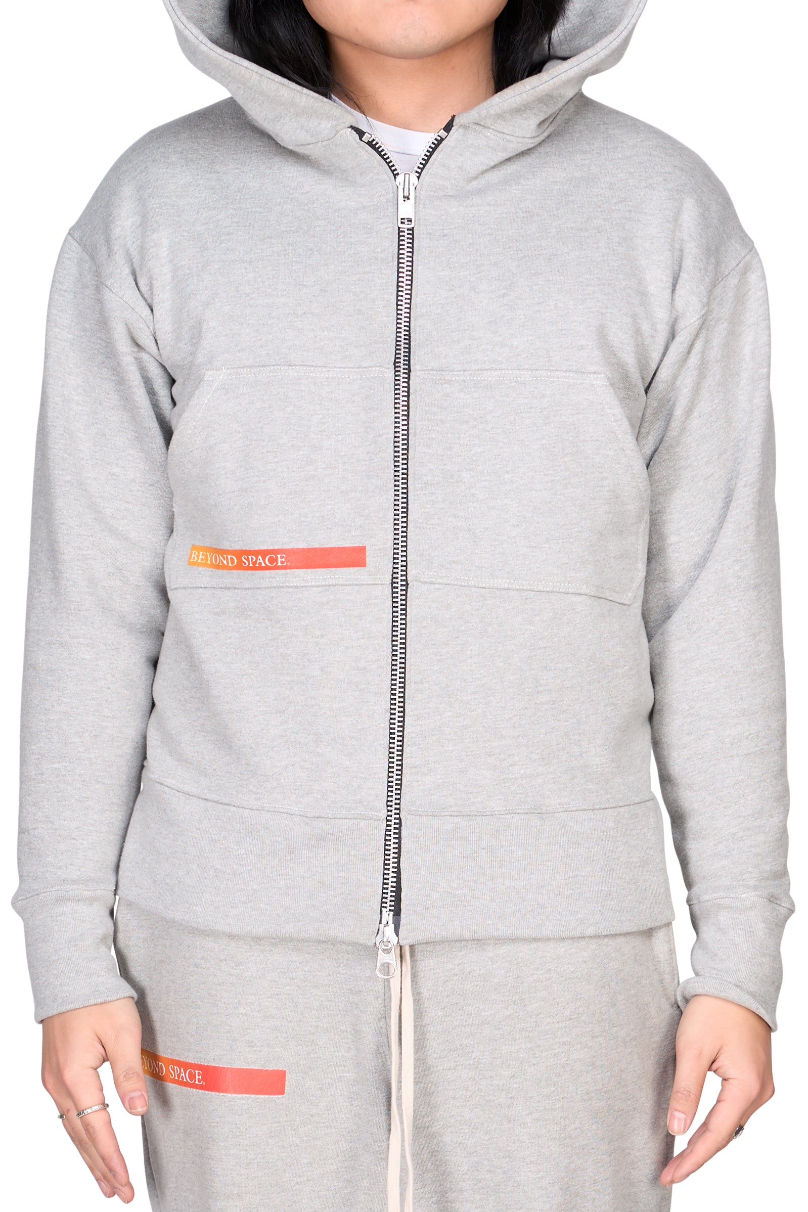 Grey Lightbeam Hoodie